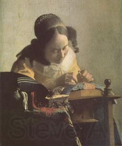 Jan Vermeer The Lacemaker (mk05) Spain oil painting art